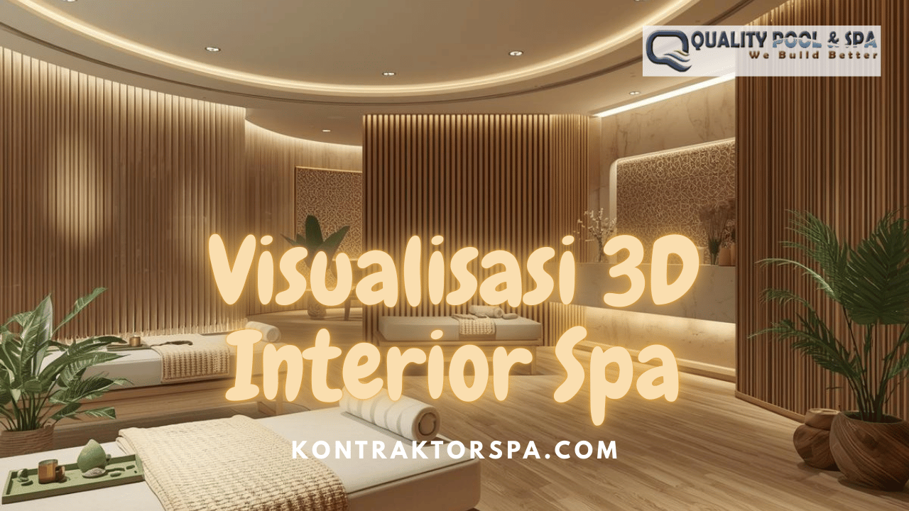 Visualisasi 3D Interior Spa
